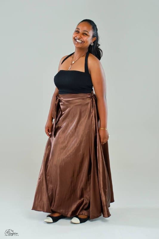 Satin dress